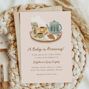 Ein Baby braut Baby Shower Einladung