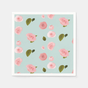 Ein Baby braut Blumenjungen Teetassen Babydusche Serviette