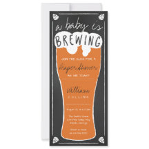 Ein Baby braut Dusche Einladung, Windeldusche