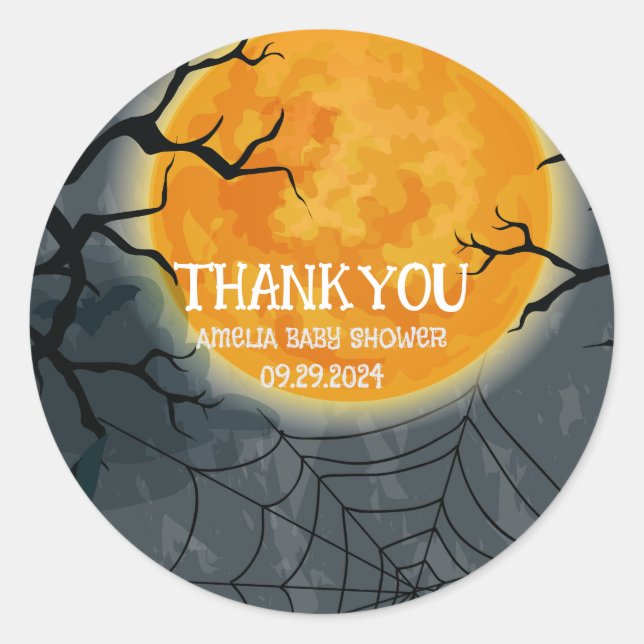 Ein Baby braut eine halbe Kessel-Dusche Runder Aufkleber (Vorderseite)