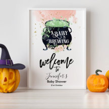 ein Baby braut Halloween Baby Dusche Pink
