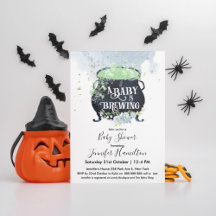 ein Baby braut Halloween Baby Shower Blue