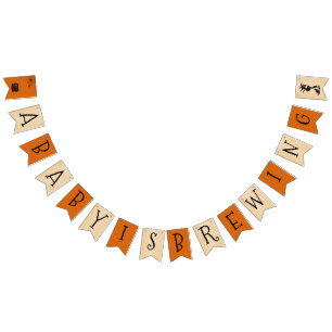 Ein Baby braut Halloween-Duschhaubenwitzbanner Wimpelkette