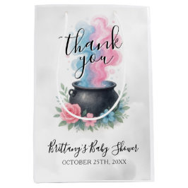 Ein Baby braut Halloween, er oder sie Cauldron Mittlere Geschenktüte