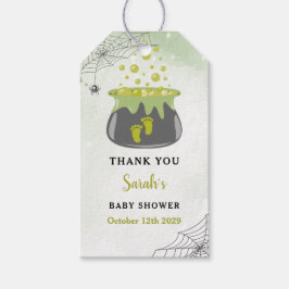 Ein Baby braut Halloween-Hexendusche Geschenkanhänger