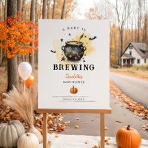 Ein Baby braut Halloween-Kessel-Baby-Party