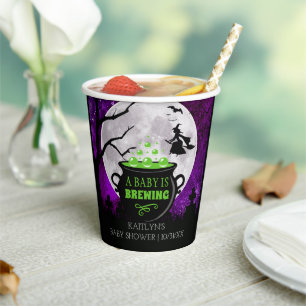 Ein Baby braut Halloween-Kinderdusche Pappbecher