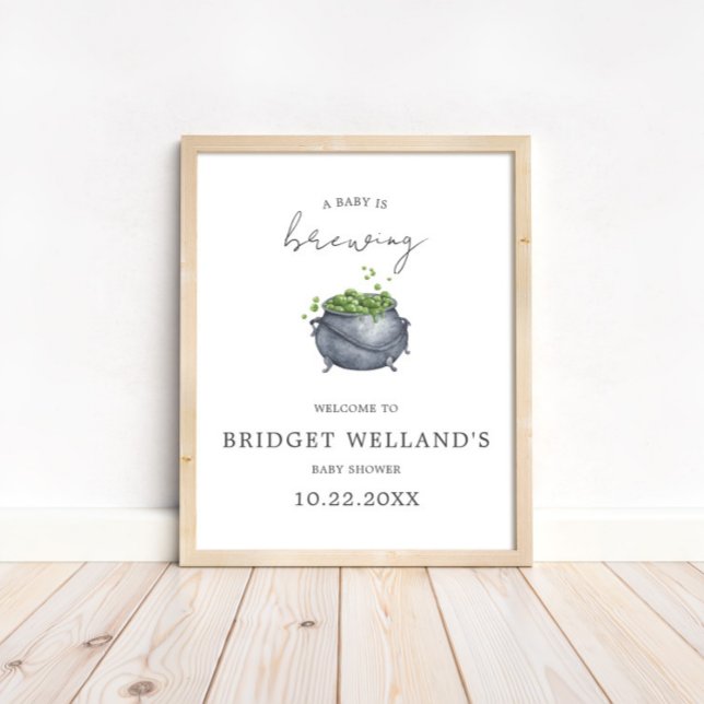 Ein Baby braut Halloween | Poster (Available for print and instant digital download!)