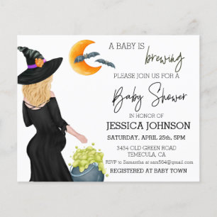 Ein Baby braut Hexenwasser Aquarell-Zollblondine