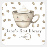 Ein Baby braut Kaffee - die erste Bibliothek des B
