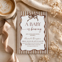 Ein Baby Braut Kaffee Dusche