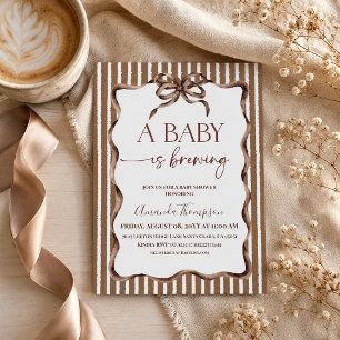 Ein Baby Braut Kaffee Dusche Einladung