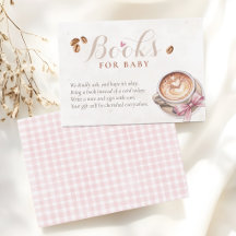 Ein Baby braut Kaffee rosa Schleife BÜCHER FÜR BA
