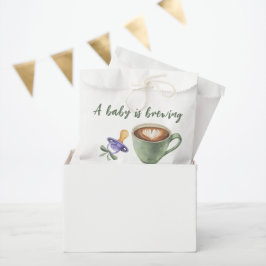 Ein Baby braut Kaffee Schnuller Bogen Baby-Party Geschenktütchen