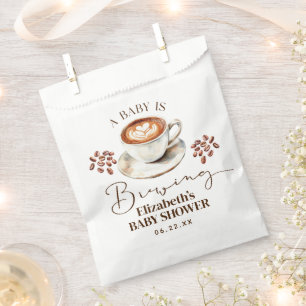 Ein Baby braut Kaffee Thema Baby Shower Geschenktütchen