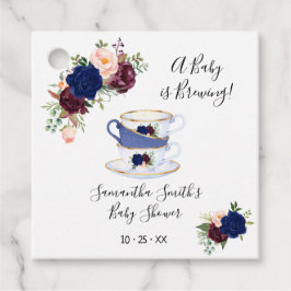 Ein Baby braut Marinebadewanne Geschenkanhänger