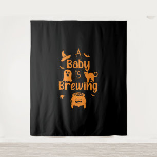 Ein Baby braut Maternity Halloween Frauen Lustig Wandteppich
