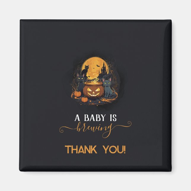Ein Baby braut Niedliche Halloween-Kinderdusche Magnet (Vorne)