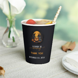 Ein Baby braut Niedliche Halloween-Kinderdusche Pappbecher