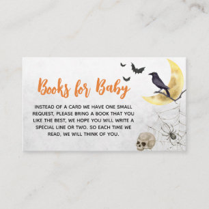 Ein Baby braut Orange Halloween Bücher für Baby Begleitkarte