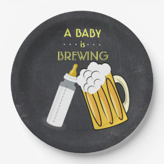 Ein Baby braut Platte Pappteller