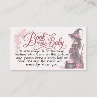 Ein Baby braut sich Pink Halloween-Baby-Party Begleitkarte