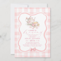 Ein Baby braut sich zusammen Mädchen Baby Shower P