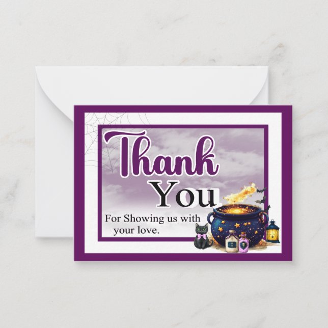 Ein Baby braut sich zusammen Mitteilungskarte (Vorderseite)