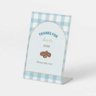 Ein Baby brütet Baby Dusche Gastgeschenk-Zeichen Sockelschild