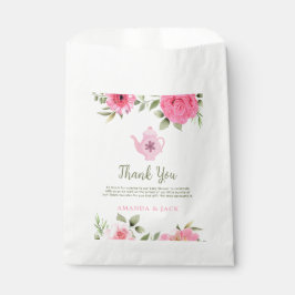 Ein Baby brütet Blume Rose Tea Baby Dusche Geschenktütchen