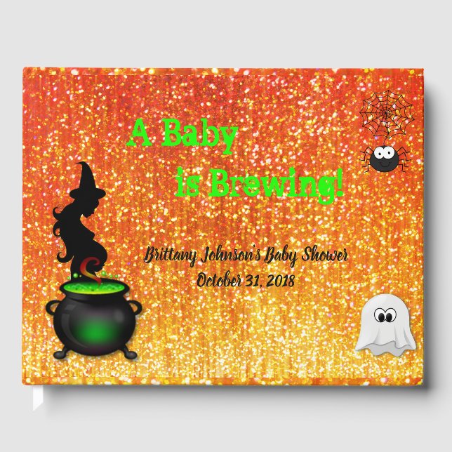 Ein Baby brütet! Gästebuch (Vorderseite)