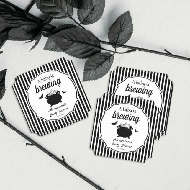 Ein Baby brütet Halloween-Kinderdusche Untersetzer (Von Creator hochgeladen)