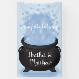 Ein Baby brütet Hexendusche Gothic Blue Banner