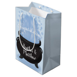 Ein Baby brütet Hexendusche Gothic Blue Mittlere Geschenktüte