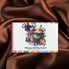 Ein Baby brütet. | Niedliche Halloween-Kinderdusch Gästebuch