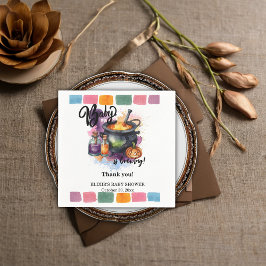 Ein Baby brütet. | Niedliche Halloween-Kinderdusch Serviette