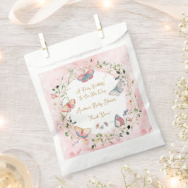 Ein Baby Butterfly ist auf dem Weg zur Babydusche Geschenktütchen