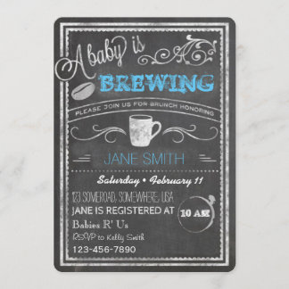 Ein Baby ist Brewing (Boy)! Einladung