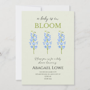 Ein Baby ist in Bloom! Einladungen für Babys