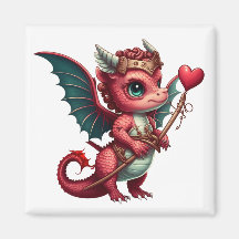Ein Baby Red Dragon Valentine