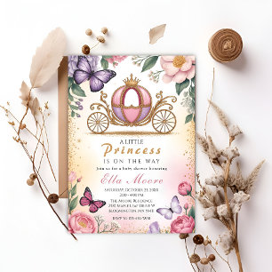 Ein Baby-Shower für eine kleine Prinzessin Einladung