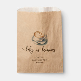 Ein Baby wird Babydusche brauen Geschenktütchen