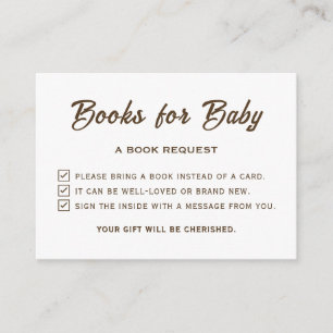 Ein Baby wird eine Babydusche gebrauen. Bitte brin Begleitkarte