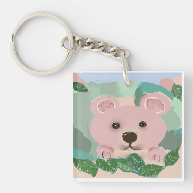 Ein Babybär Schlüsselanhänger (Vorderseite)