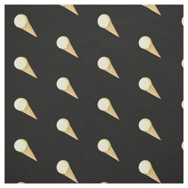 Ein Ball Ice Creme Cone Muster Stoff (Muster)
