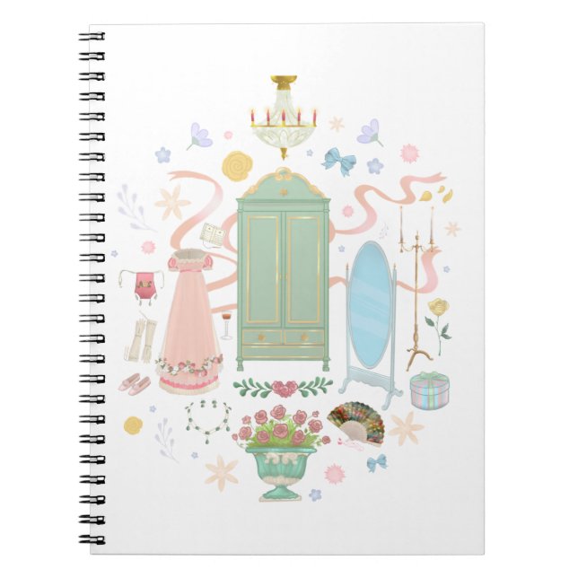 Ein Ball im Crown Inn-Notebook Notizblock (Vorderseite)