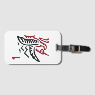 EIN BAM BIRD LUGGAGE TAG GEPÄCKANHÄNGER