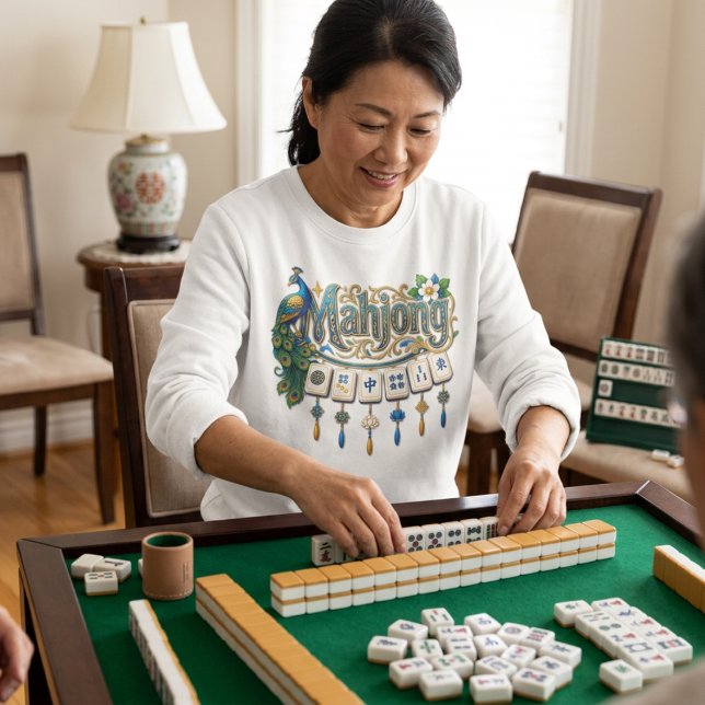 Ein Bam-Vogel Mahjong T-Shirt (Von Creator hochgeladen)