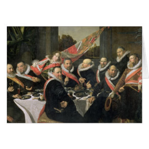 Ein Bankett der Offiziere des St George Militi