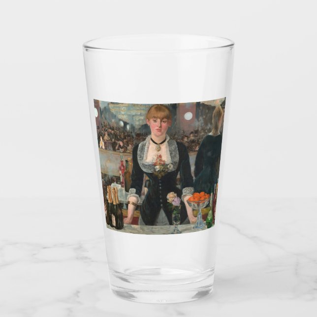 Ein Bar in den Folies-Bergère Edouard Manet Glas (Vorderseite)